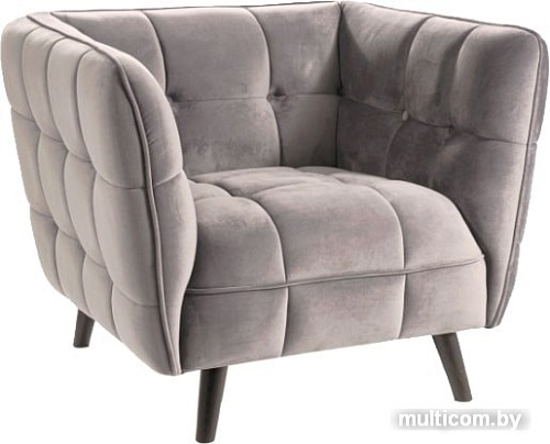 Интерьерное кресло Signal Castello Velvet 1 Bluvel 14 (серый)