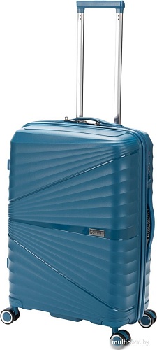 Чемодан-спиннер Torber Nevo T2207M (синий)