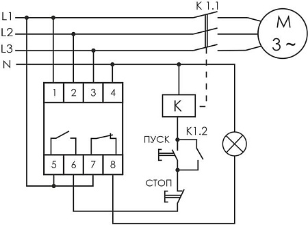 Реле контроля фаз Евроавтоматика F&F CZF-BR EA04.001.003