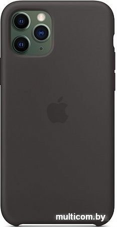 Чехол Apple Silicone Case для iPhone 11 Pro (черный)