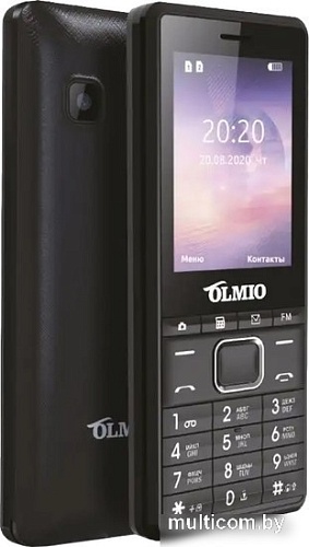 Кнопочный телефон Olmio A25 (черный)
