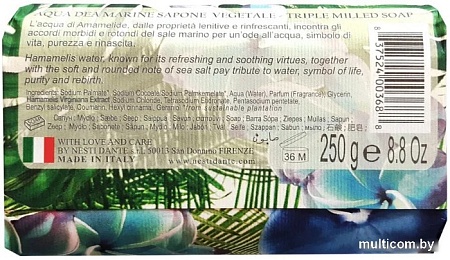 Nesti Dante Мыло твердое Aqua Dea Marine 250 г