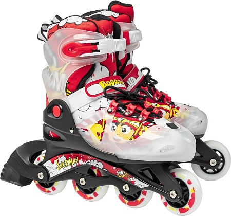Роликовые коньки Ricos Fun PW-116A-10 (р. 34-37, черный/красный)