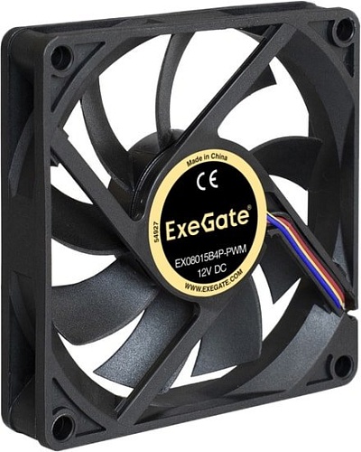 Вентилятор для корпуса ExeGate EX08015B4P-PWM EX288924RUS