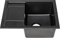 Кухонная мойка Saniteco Fortis (оникс с сифоном)