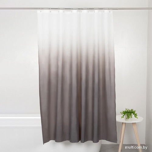 Шторка-занавеска для ванны Fora Peva Grafit FOR-PV16