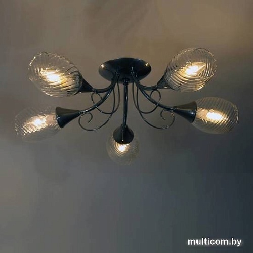 Припотолочная люстра Элетех Веста 151 НПБ 01-5х60-119 Е14 1005404989 (хром)