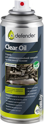 Defender Антикоррозийное покрытие Clear Oil 400мл