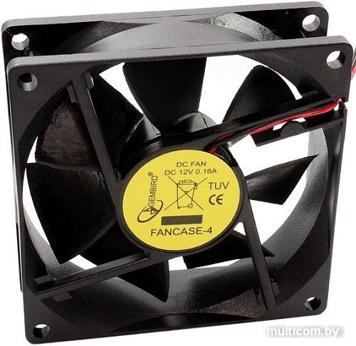 Кулер для корпуса Gembird FANCASE-4