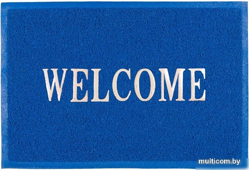 Придверный коврик SunStep Spongy Welkome 50х80 синий 38-446 (синий)