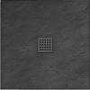 Душевой поддон Rea Rock 90x90 (черный)