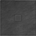 Душевой поддон Rea Rock 90x90 (черный)