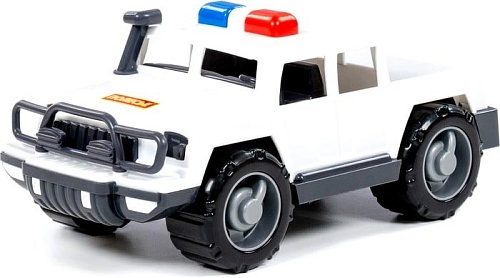 Игрушечный транспорт Полесье Автомобиль-пикап патрульный Защитник 63588 (белый)