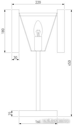 Настольная лампа Евросвет 01116/1