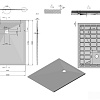 Душевой поддон Vincea VST-4SR1012W 120x100