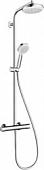 Душевая система Hansgrohe Crometta 160 1jet Showerpipe (27264400)