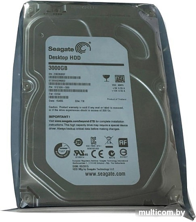 Жесткий диск Seagate Desktop HDD.15 3TB ST3000DM003