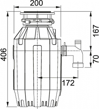 Измельчитель пищевых отходов Franke Turbo Elite TE-125 134.0535.242