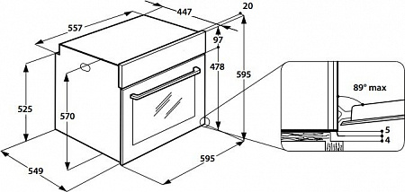 Духовой шкаф Indesit IFW 65Y0 J BL
