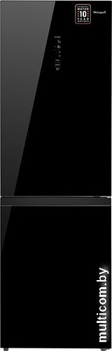 Холодильник Weissgauff WRK 185 Total NoFrost Inverter Black Glass