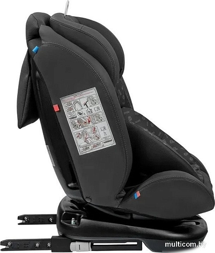Детское автокресло Indigo Advanced Isofix (темно-серый)