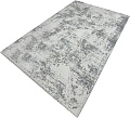 Ковер для жилой комнаты Radjab Carpet Амальфи Прямоугольник A5712A 13675 (0.8x1.5, Cream/L.Grey)