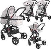 Универсальная коляска Lorelli Alba Classic (3 в 1, серый)