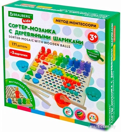 Сортер BRAUBERG Монтессори 665248