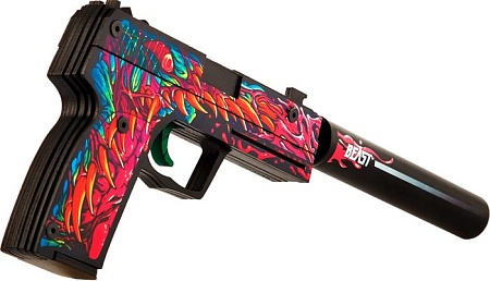 Модель пистолета VozWooden Active USP-S Скоростной Зверь 2002-0403