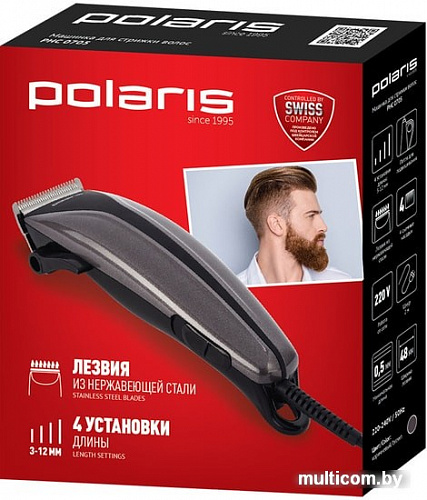 Машинка для стрижки Polaris PHC 0705 (коричневый)