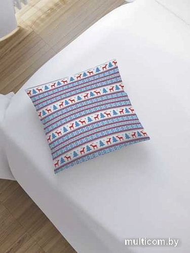 Чехол на подушку JoyArty Зимние полосы sl_20036