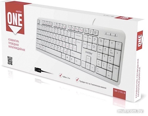 Клавиатура SmartBuy One 210 SBK-210U-W