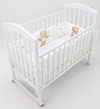 Бампер в кроватку Топотушки Лучик 145 (белый)