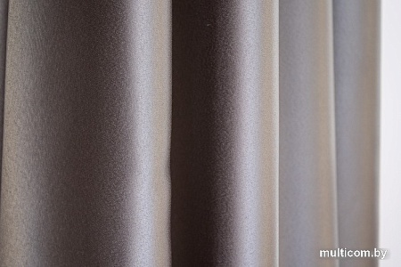 Комплект штор Decoretto Блэкаут двухсторонний БДКО-K23 2.5x2.5 м (коричневый/орех, 2 шт)