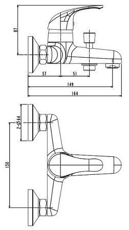 Смеситель Esko Riga RG 54