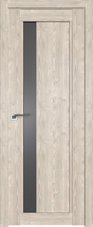 Межкомнатная дверь ProfilDoors 2.71XN 80x200 (каштан светлый/стекло графит)