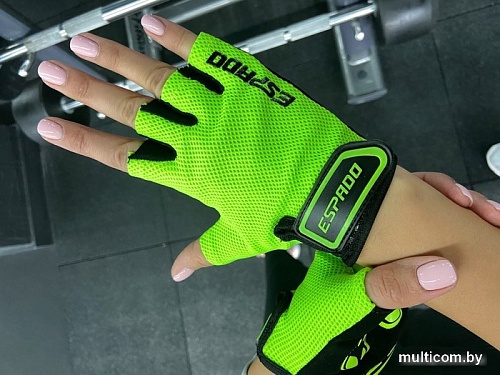 Перчатки для фитнеса Espado ESD004 (S, зеленый)