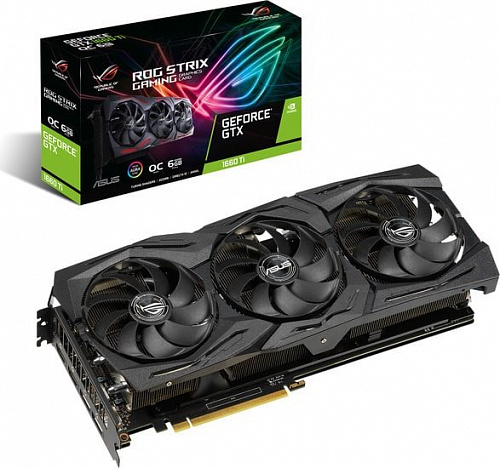 Видеокарта ASUS ROG Strix GeForce GTX 1660 Ti OC edition 6GB GDDR6