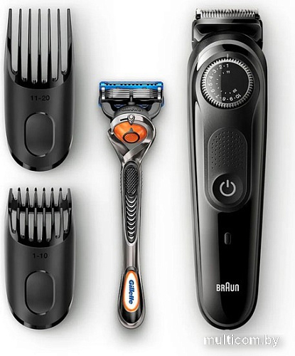 Триммер для бороды и усов Braun BT3941TS с бритвой Fusion ProGlide