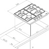Варочная панель Monsher MHG 61 BG