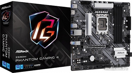 Материнская плата ASRock Z690M Phantom Gaming 4