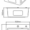 Кухонная мойка Diadonna DS5040В