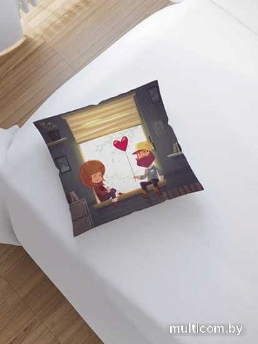 Чехол на подушку JoyArty Подарок с любовью sl_91977