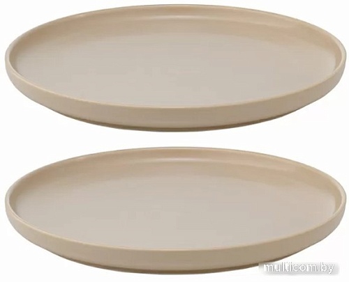 Набор тарелок Tkano Essential TK22-TW-PL0009 (2шт, бежевый)