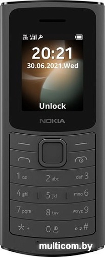 Мобильный телефон Nokia 110 4G Dual SIM (черный)