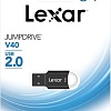 USB Flash Lexar JumpDrive V40 64GB (черный)