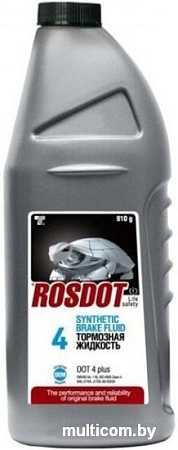Тормозная жидкость Rosdot DOT 4 plus 910г 430101Н03