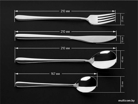 Набор столовых приборов Perfecto Linea Prestige 21-240110P