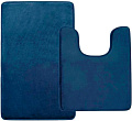 Набор ковриков Home One U-shape 397831 51х81/51х61 (темно-синий)