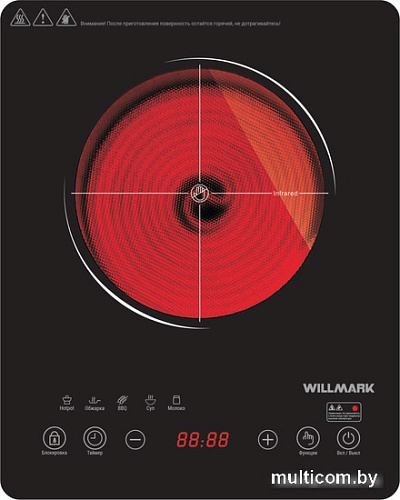 Настольная плита Willmark WCP-805BT